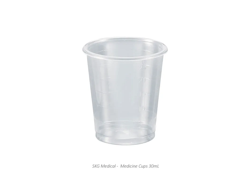 Disposable Medicine Cup with Graduation 30ml Plastic